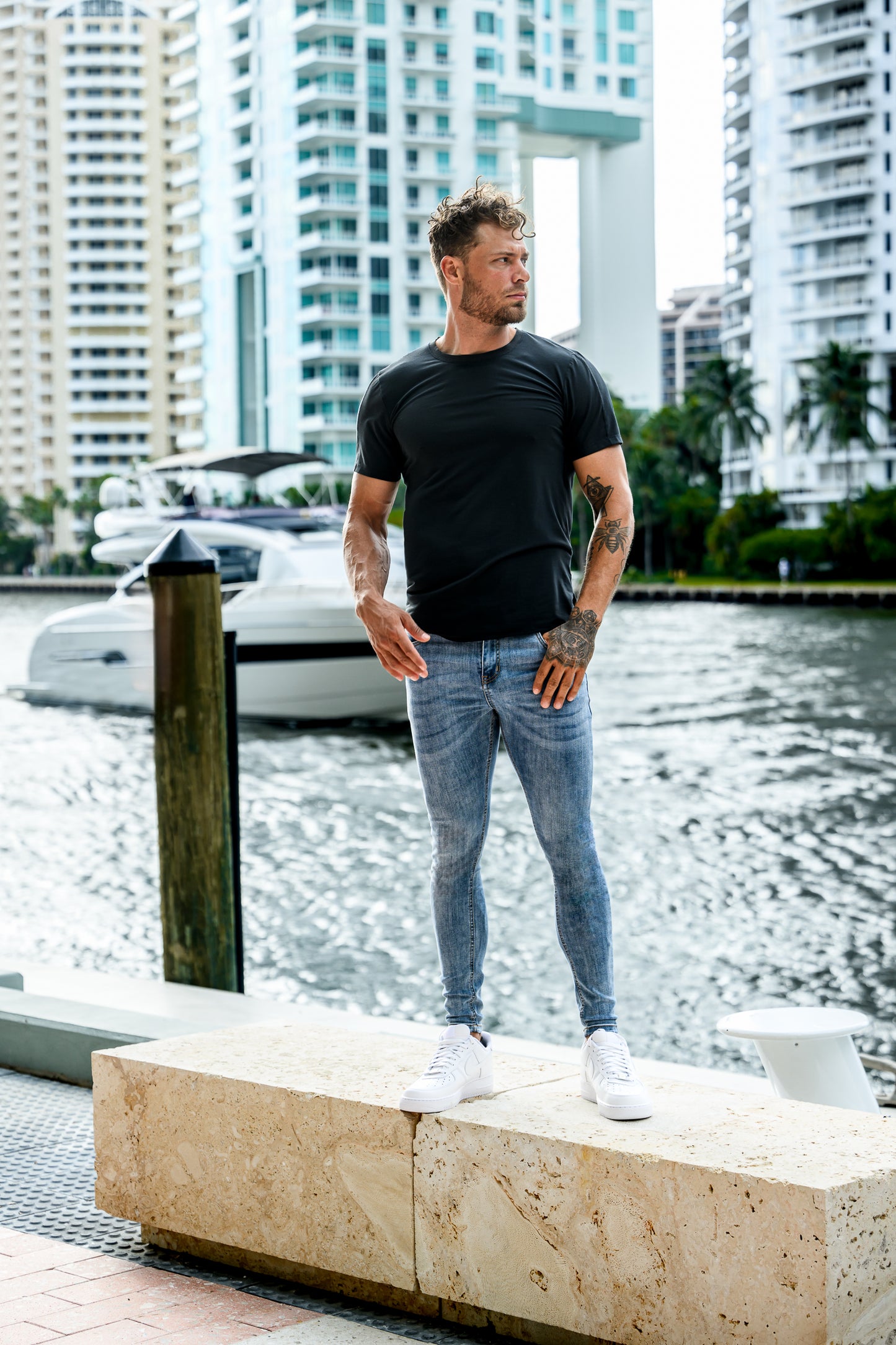 THE PORTOFINO JEANS - PALE BLUE