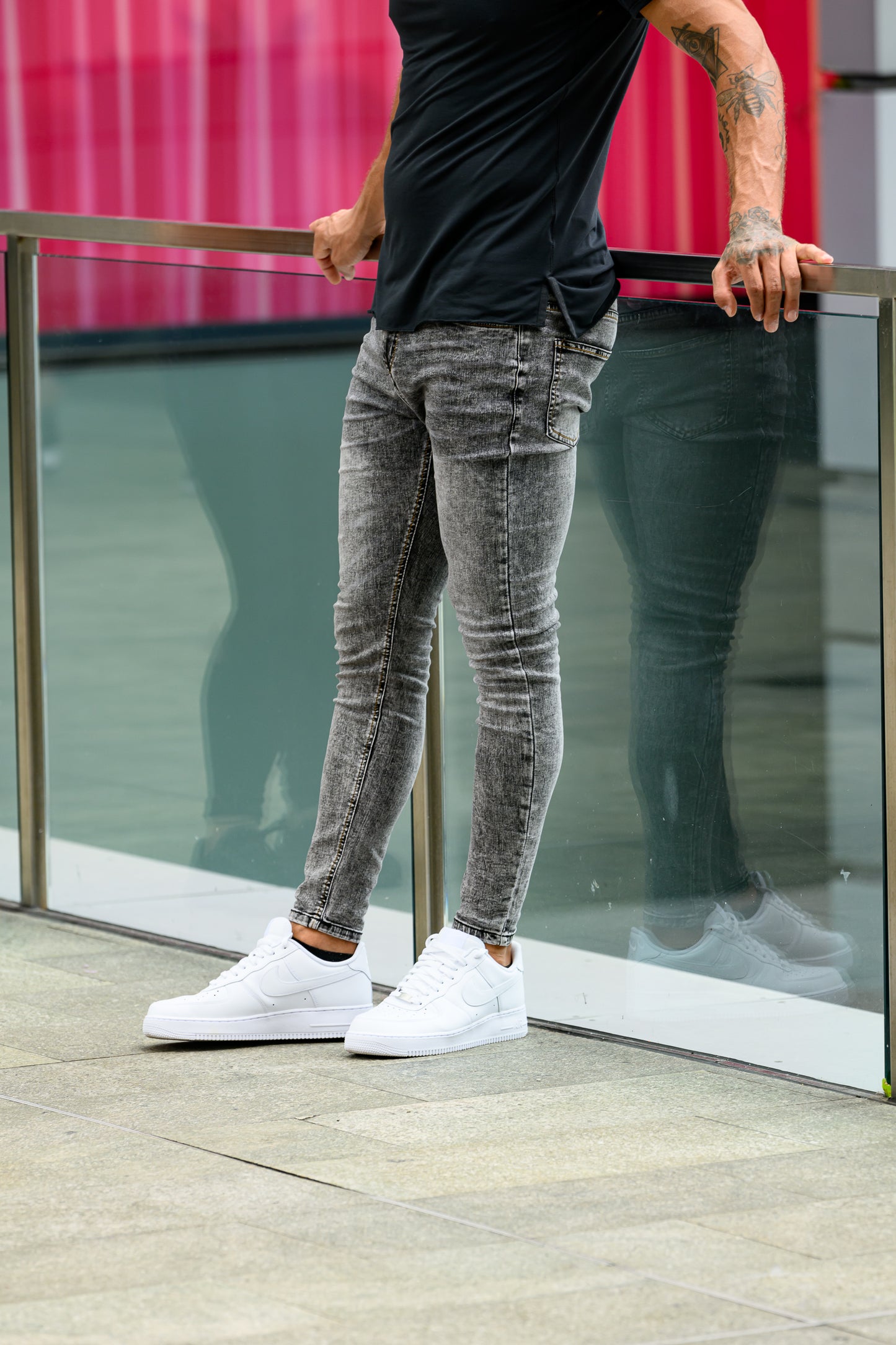 THE LUCCA JEANS - GREY