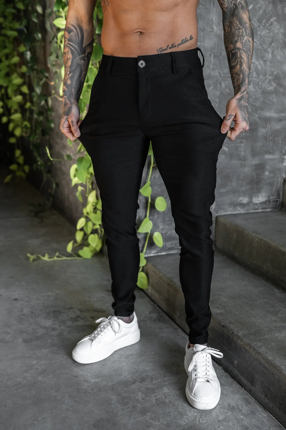 THE SIENA TROUSERS - BLACK