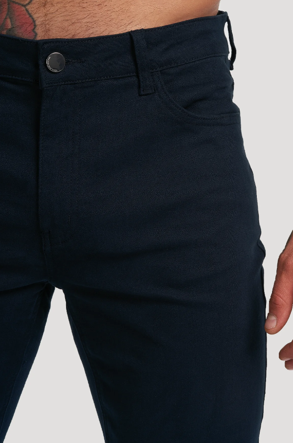 CHINO PANTS - NAVY
