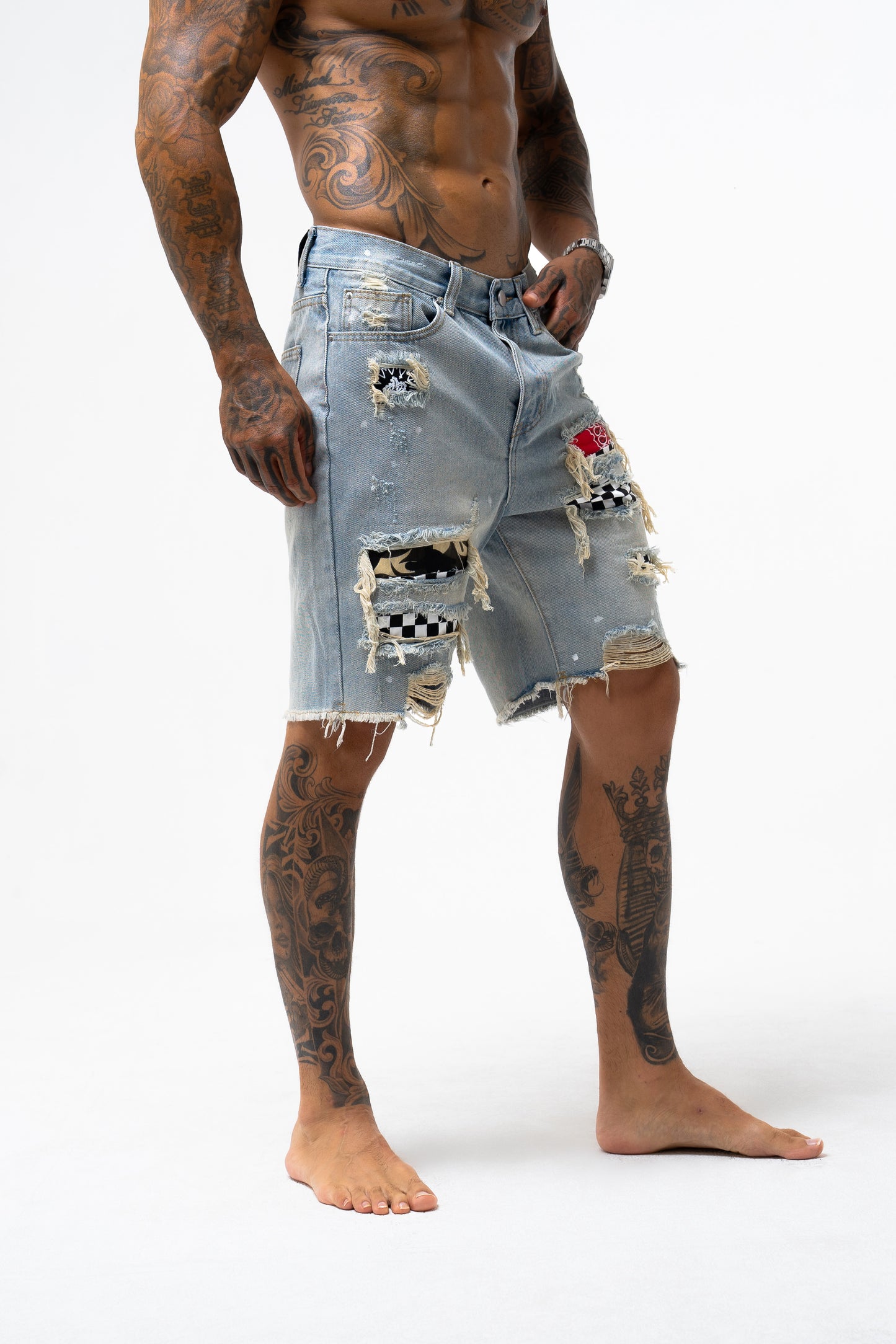 THE KENDRICK SHORTS - BLUE LAVATO