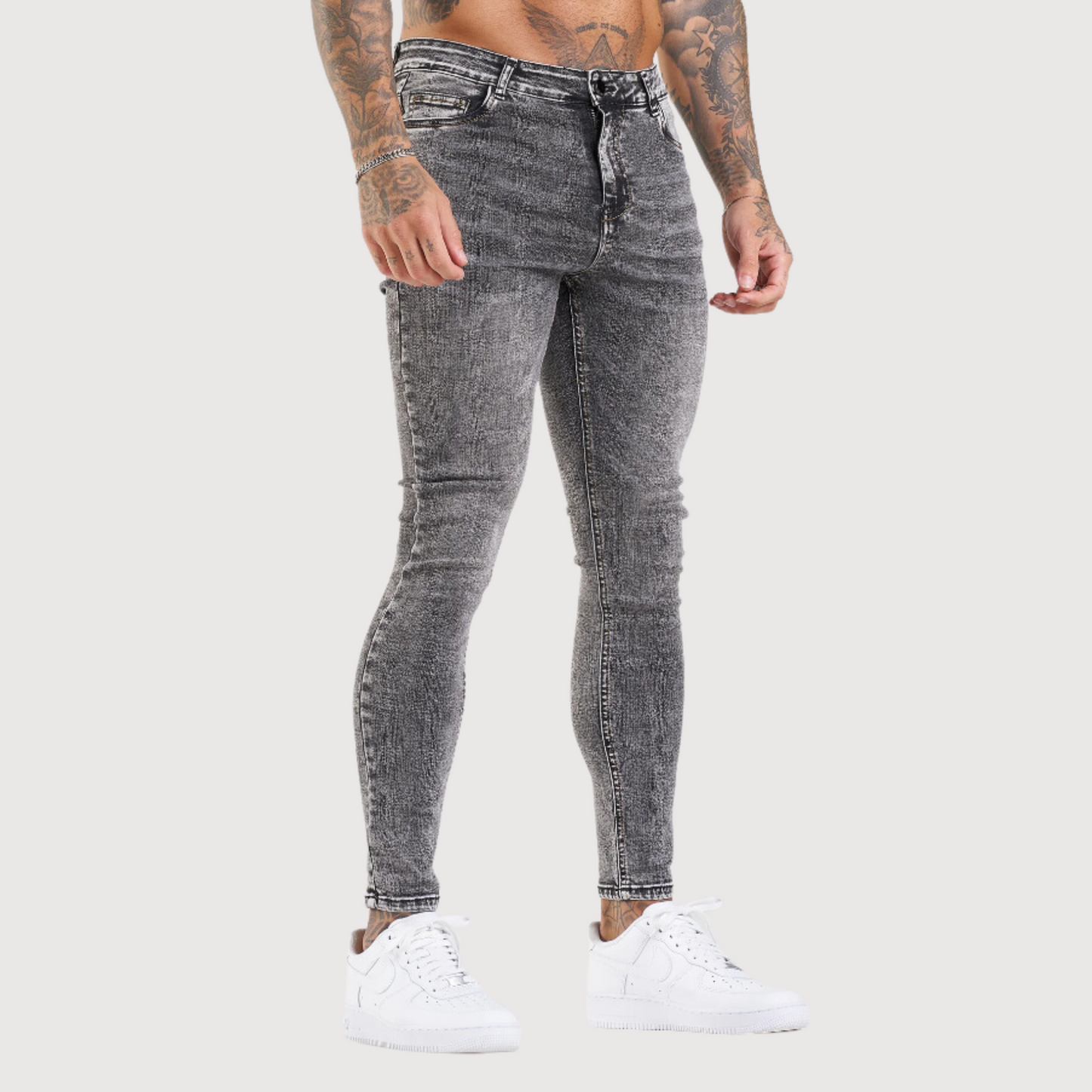 THE LUCCA JEANS - GREY