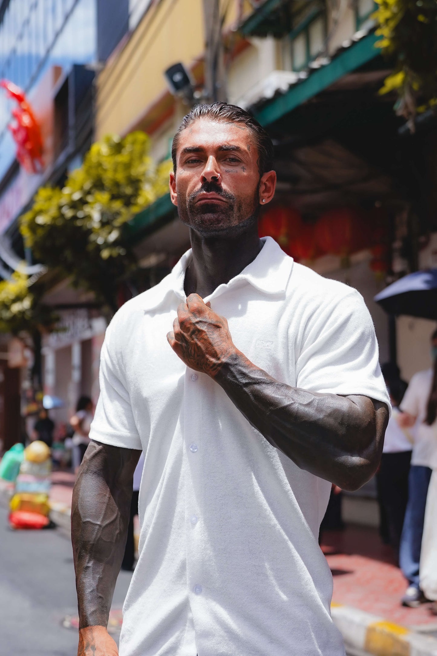 THE MALIBU TOWELING SHIRT - MUSCLE FIT ( PRE-ORDER)