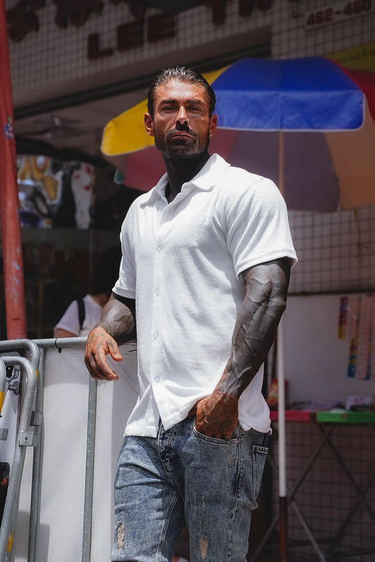 THE MALIBU TOWELING SHIRT - MUSCLE FIT (PRE-ORDER)