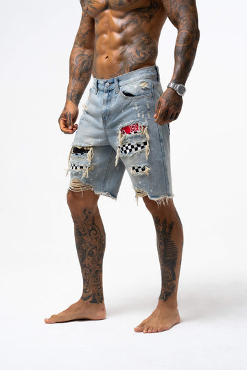 THE KENDRICK SHORTS - WASHED BLUE