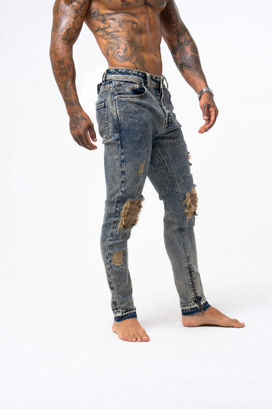 THE NOIZY RIPPED JEANS