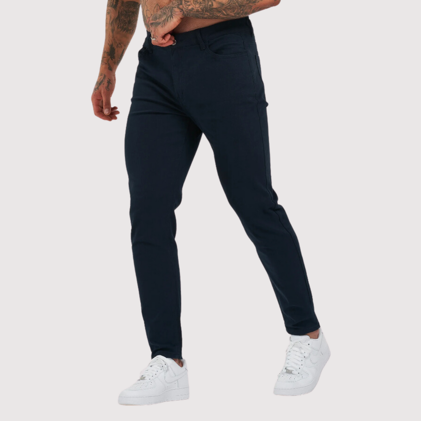 CHINO PANTS - NAVY
